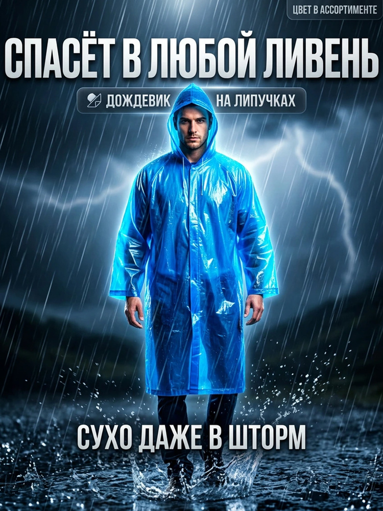 Дождевик Плащ дождевик #1