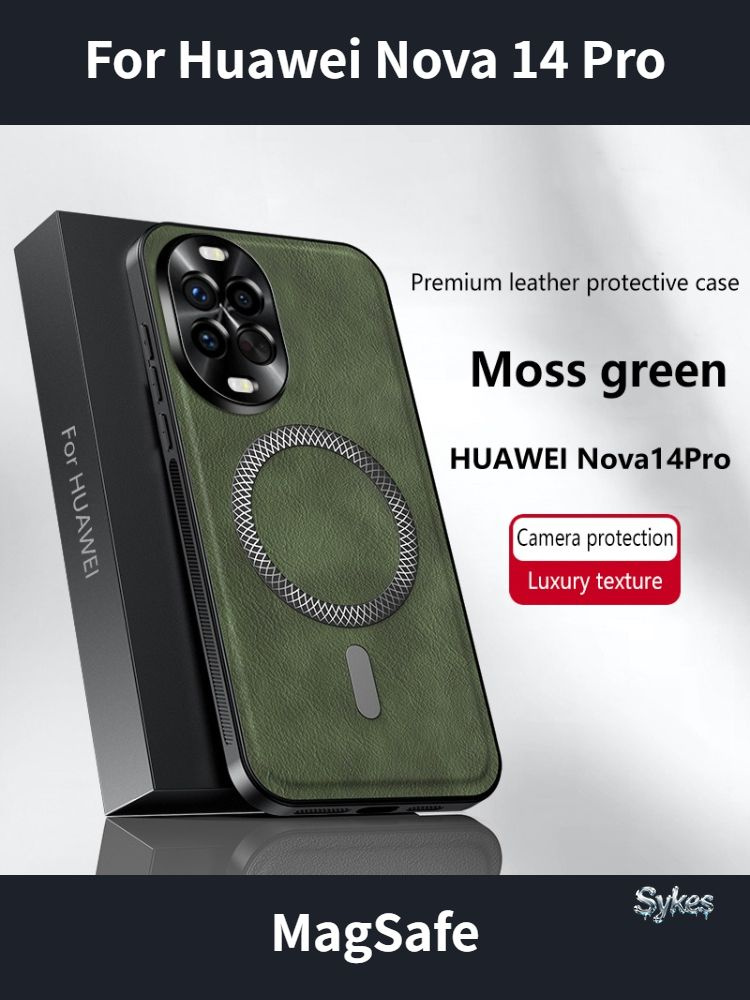 Sykes Роскошная кожа MagSafe чехол для Huawei Nova 14 Pro (Хуавей Нова 14 Про) #1
