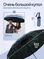 Зонт Acsori, 3 сложения, зеленый купить c доставкой на OZON по низкой ...