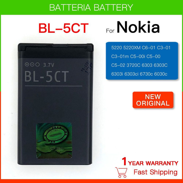 Аккумуляторная батарея 1050 мАч 3,7 BL-5CT BL5CT Аккумулятор для Nokia ...
