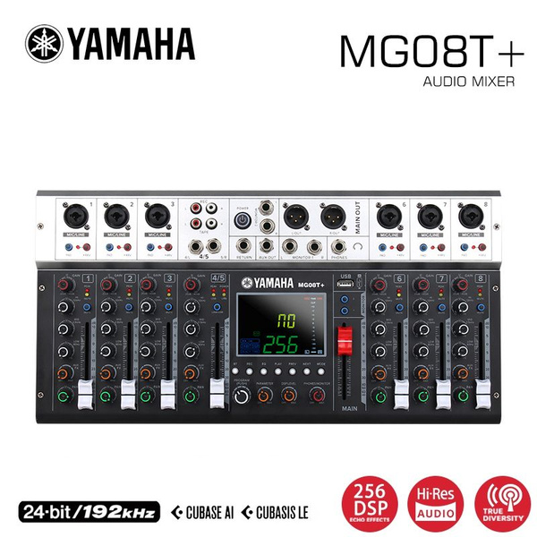 YAMAHA MG08T+ 8-канальный компактный звуковой миксер с 256