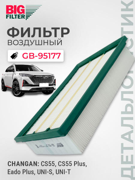 Фильтр воздушный CHANGAN CS55, CS55 Plus, Eado Plus, UNI-S, UNI-T