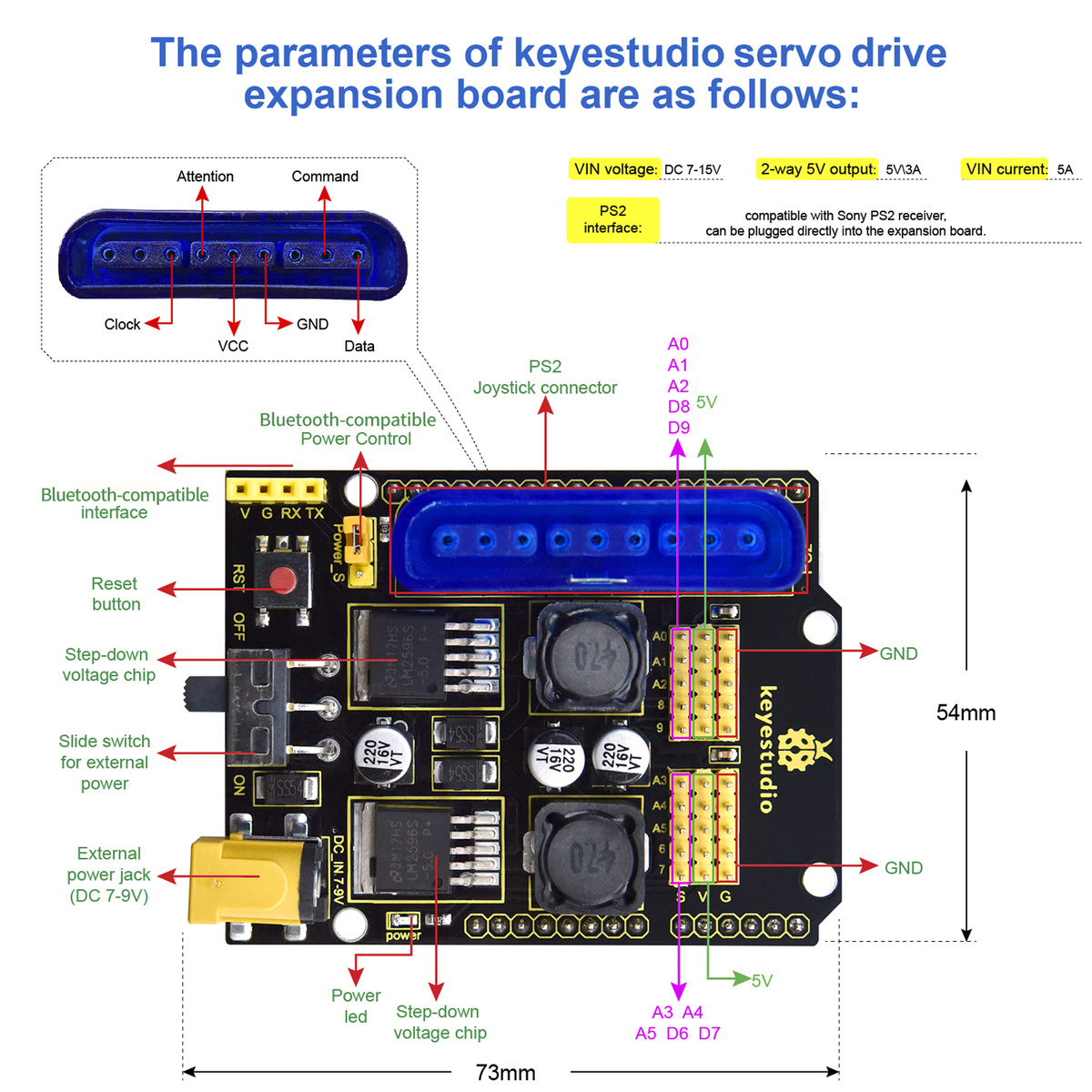 Keyestudio 4DOF Robot Arm Kit для Arduino DIY Robot STEM ...
