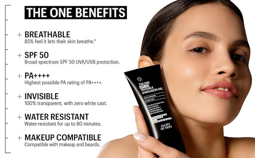 Allies of Skin Невидимый солнцезащитный СПФ гель 50 The One SPF 50