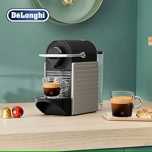 Nespresso Капсульная кофемашина DeLonghi Pixie C60, серый металлик