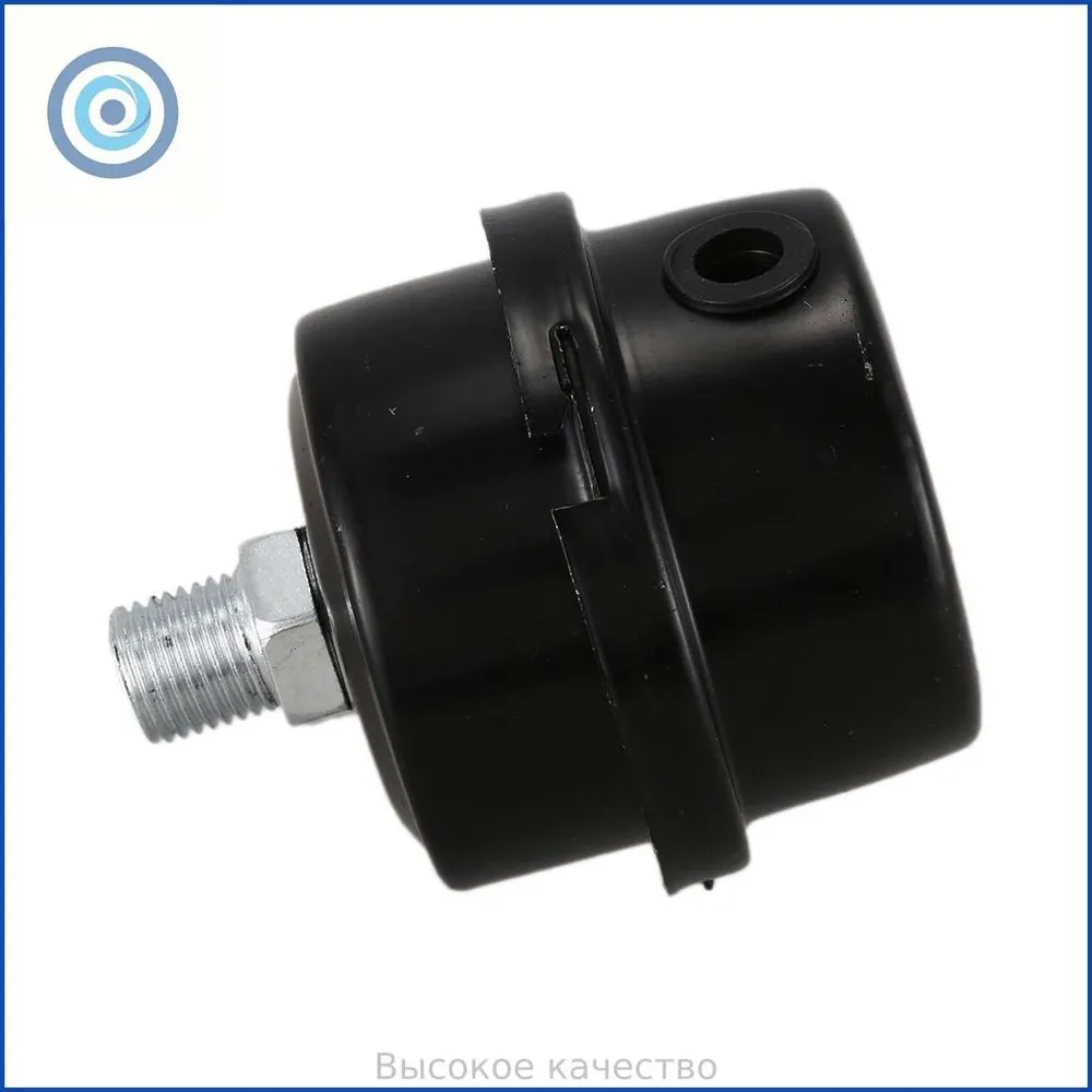 4x Фильтр-глушитель для воздушного компрессора, резьба 1/4BSP 13 мм, черный 6