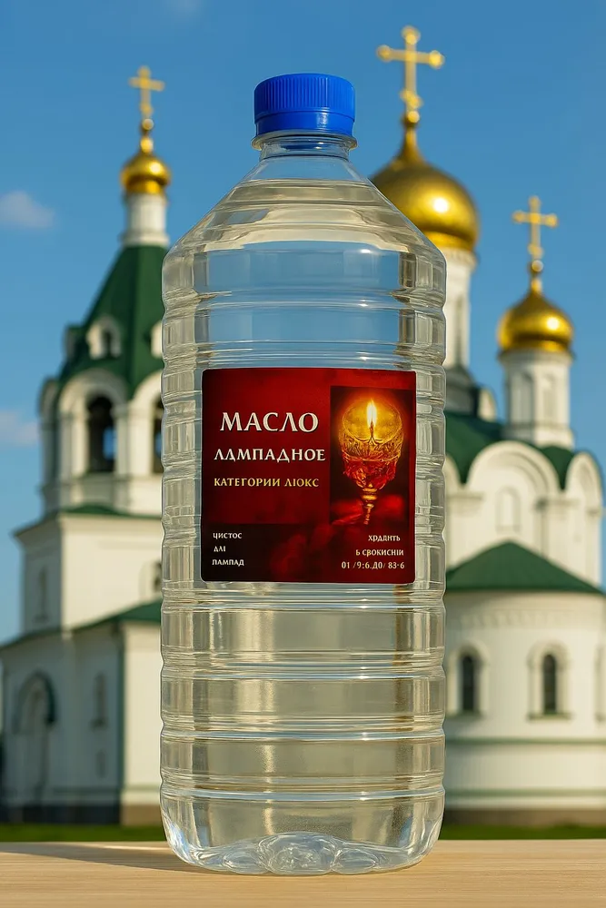 Масло лампадное церковное вазелиновое 1л, 1 л, фото 2