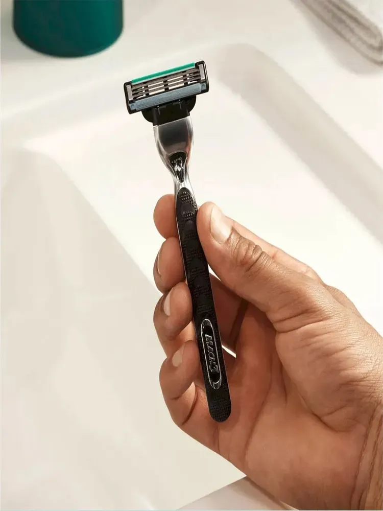 Gillette Mach 3 Сменные Кассеты 4 шт, для мужской бритвы 9