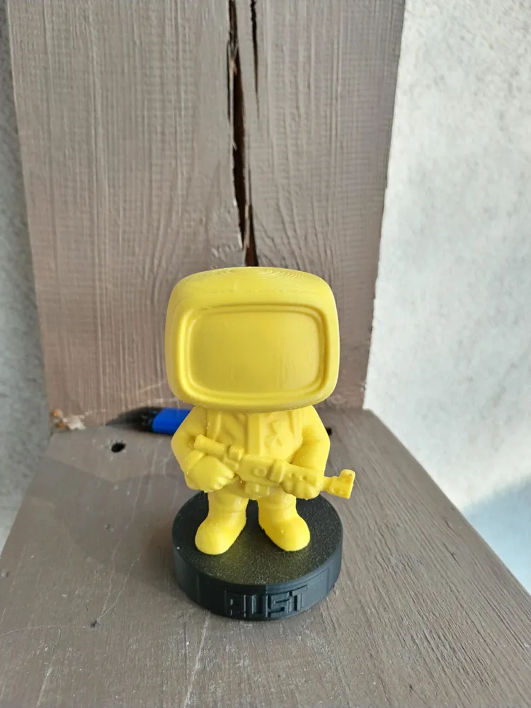 Хазмат, желтый, 12см