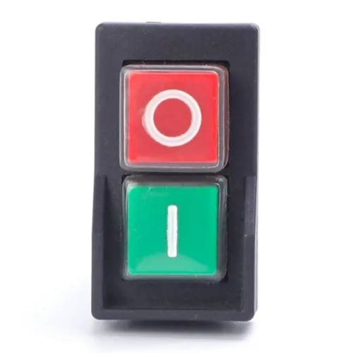 KJD17 6-контактный электромагнитный кнопочный выключатель пуска 16A AC250V IP55 водонепроницаемый вы