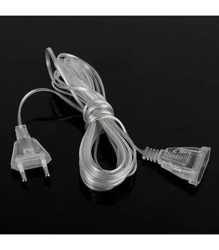 Удлинитель для гирлянды папа/мама на прозрачном проводе, длина 10 метров