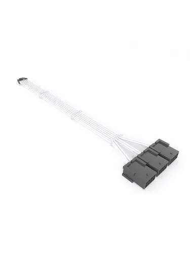 Удлинитель кабеля Powercon/PCI-E 6+2-pin, 0.34 м, белый