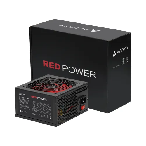 Блок питания для ПК - Azerty RPL-600BAR (600W) ATX (120-0473)