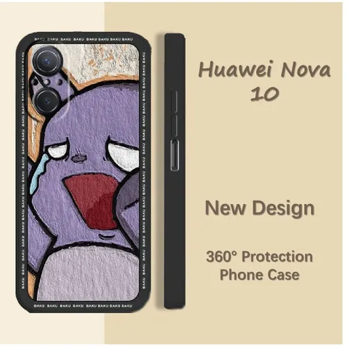 Original подходит для Huawei Nova 10 полностью закрытый силиконовый чехол для телефона милый и мульт