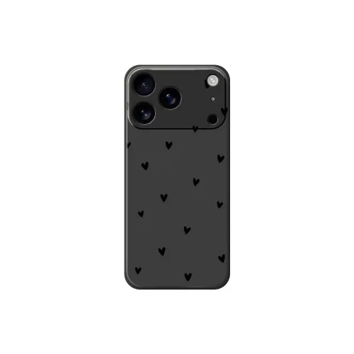Мягкая оболочка из ТПУ с рисунком сердечка защищает телефон от царапин и подходит для iPhone 17 Pro