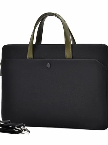 Сумка для ноутбука 15 дюймов водоотталкивающая через плечо с ремнем женская мужская