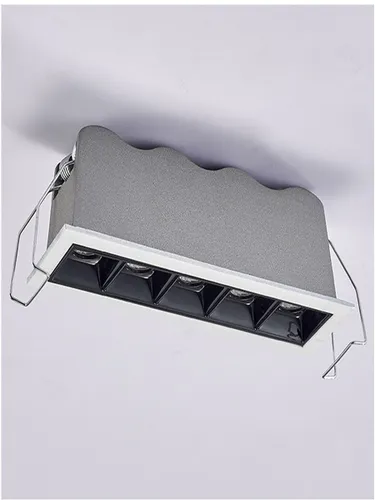 Встроенный линейный светодиодный прожектор мощностью 10 Вт, 3 цвета освещения