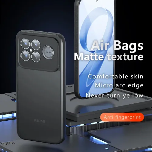 Для xiaomi Poco F8 Pro case Антидетонационная ударопрочная матовая задняя крышка для ПК