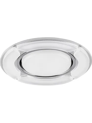 Светильник встраив. Feron CD4036 20LEDx2835 SMD GX53 15W 4000K прозр. хром 40503