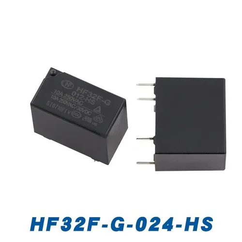 Реле HF32F-G-024-HS 10A 250VAC 1НО 4 вывода для печатной платы (PCB)