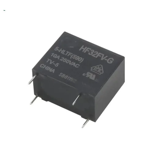2pcs Реле HF32FV-G-5-HLTF 4-контактное 1НО 10А 250VAC, маломощное электромагнитное реле мощности для