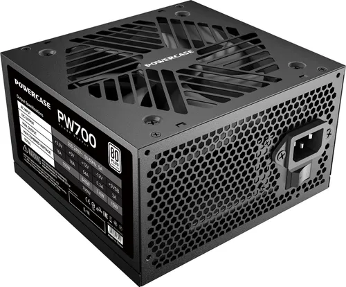 Блок питания Powercase PW700 (80 Plus, ATX 2.31, 700W, APFC, DC-DC, 120mm Fan) PS-700W-DC