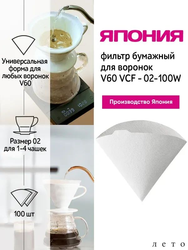 Фильтрдлякофебелые№2,100шт