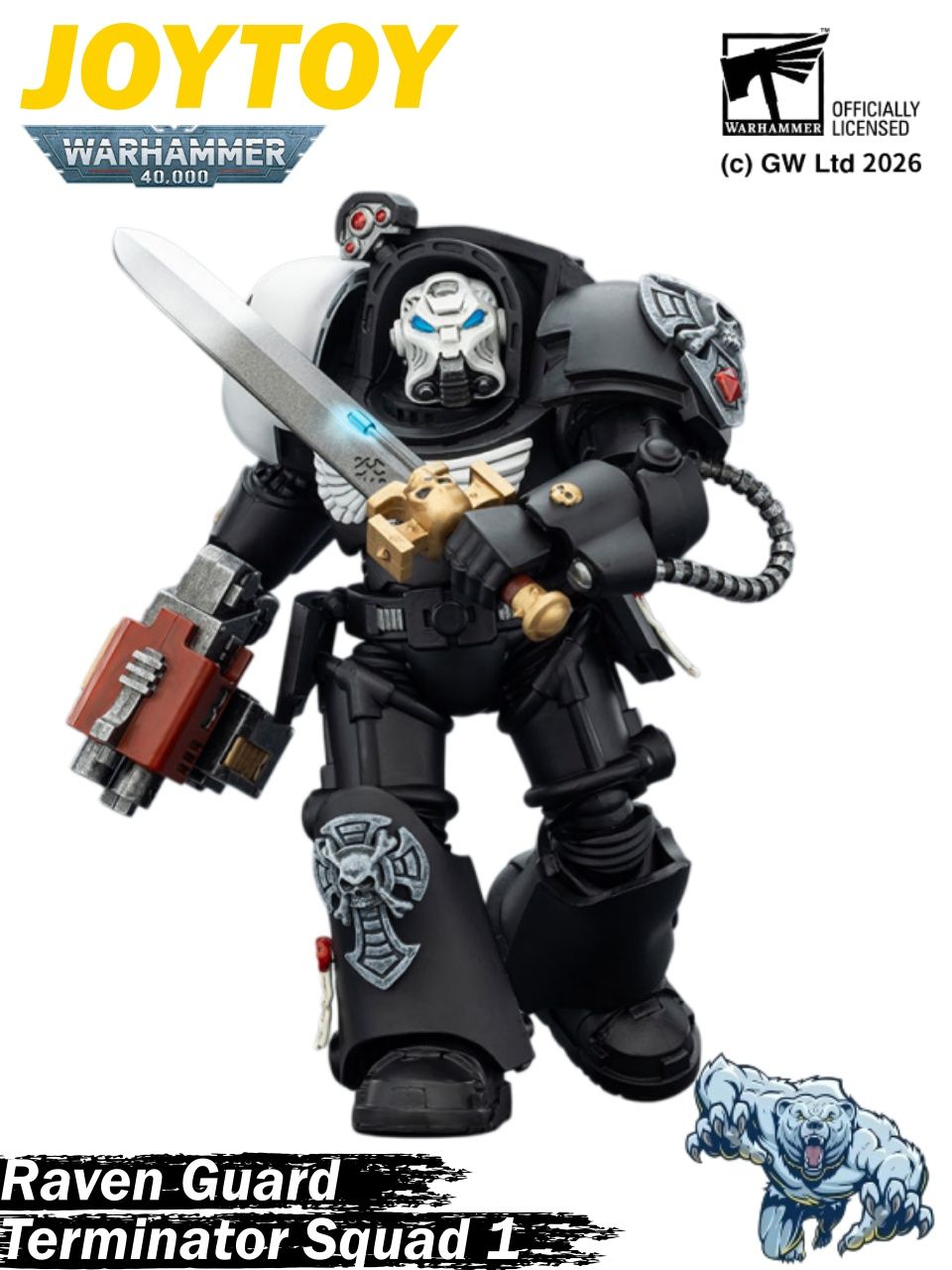 JOYTOYwarhammer40000RavenGuardTerminatorSquad11/18nодаpокколлекцияигрушек