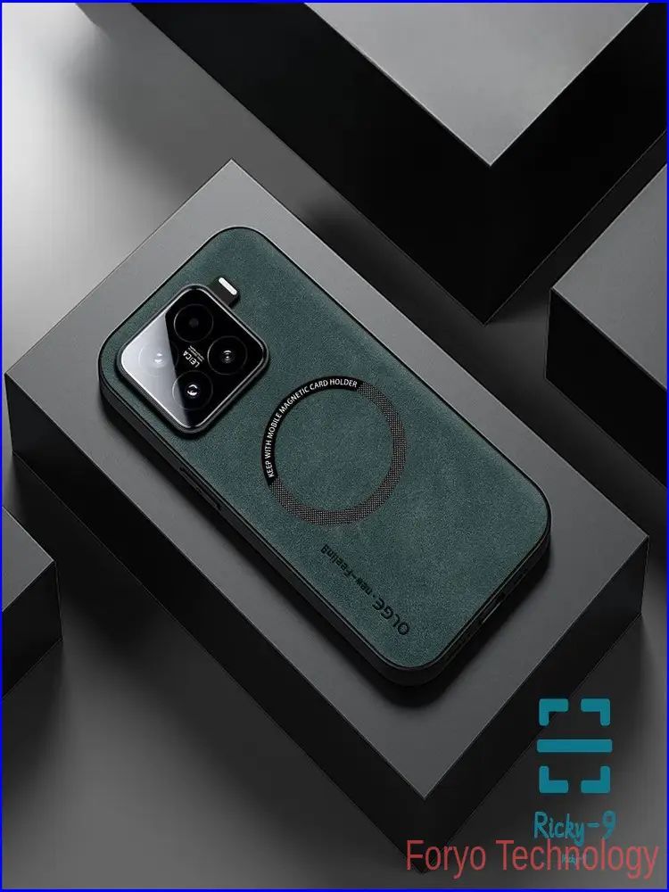 智能手机壳 用于 Xiaomi 15, 塑料 , 深绿色