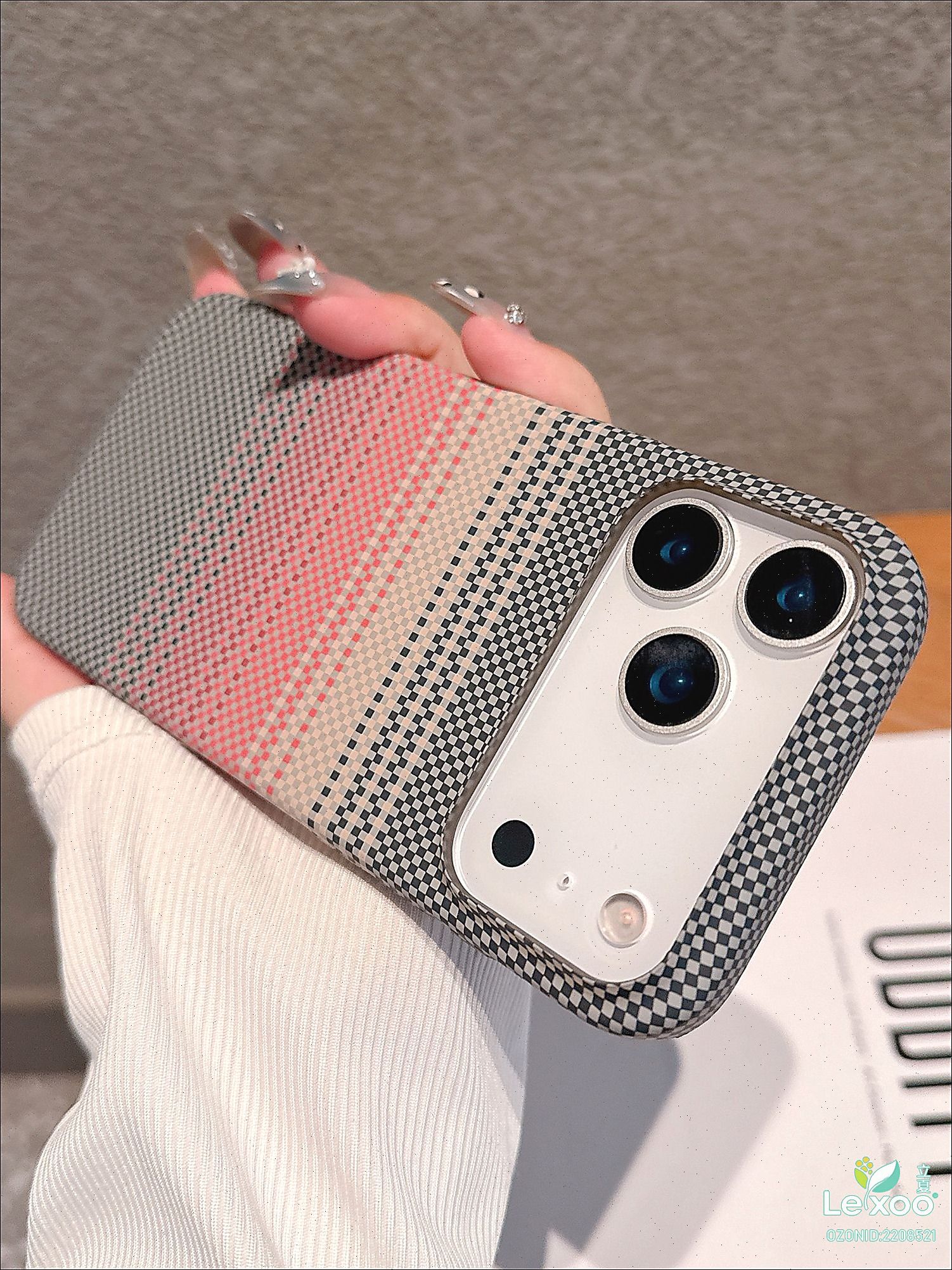 智能手机壳 用于 Apple iPhone 17 Pro Max, 聚酯纤维, 橙色