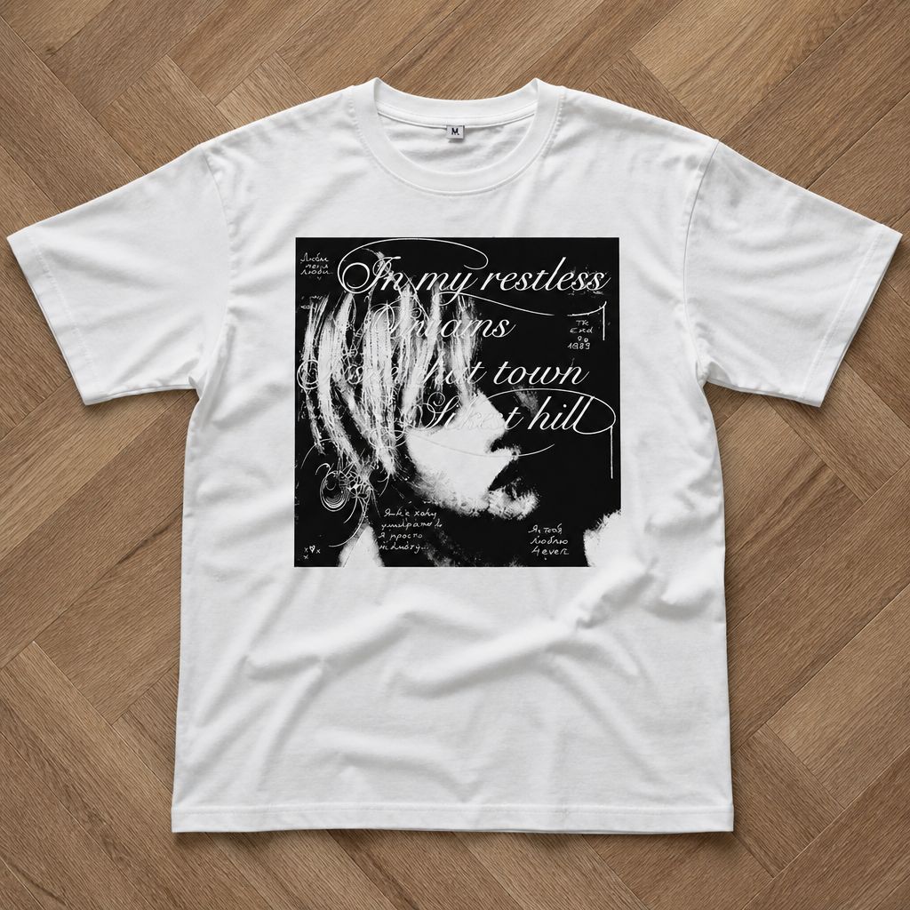 Футболка y2k archive Silent Hill 3 flat_lay