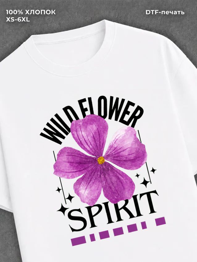Футболка flowers