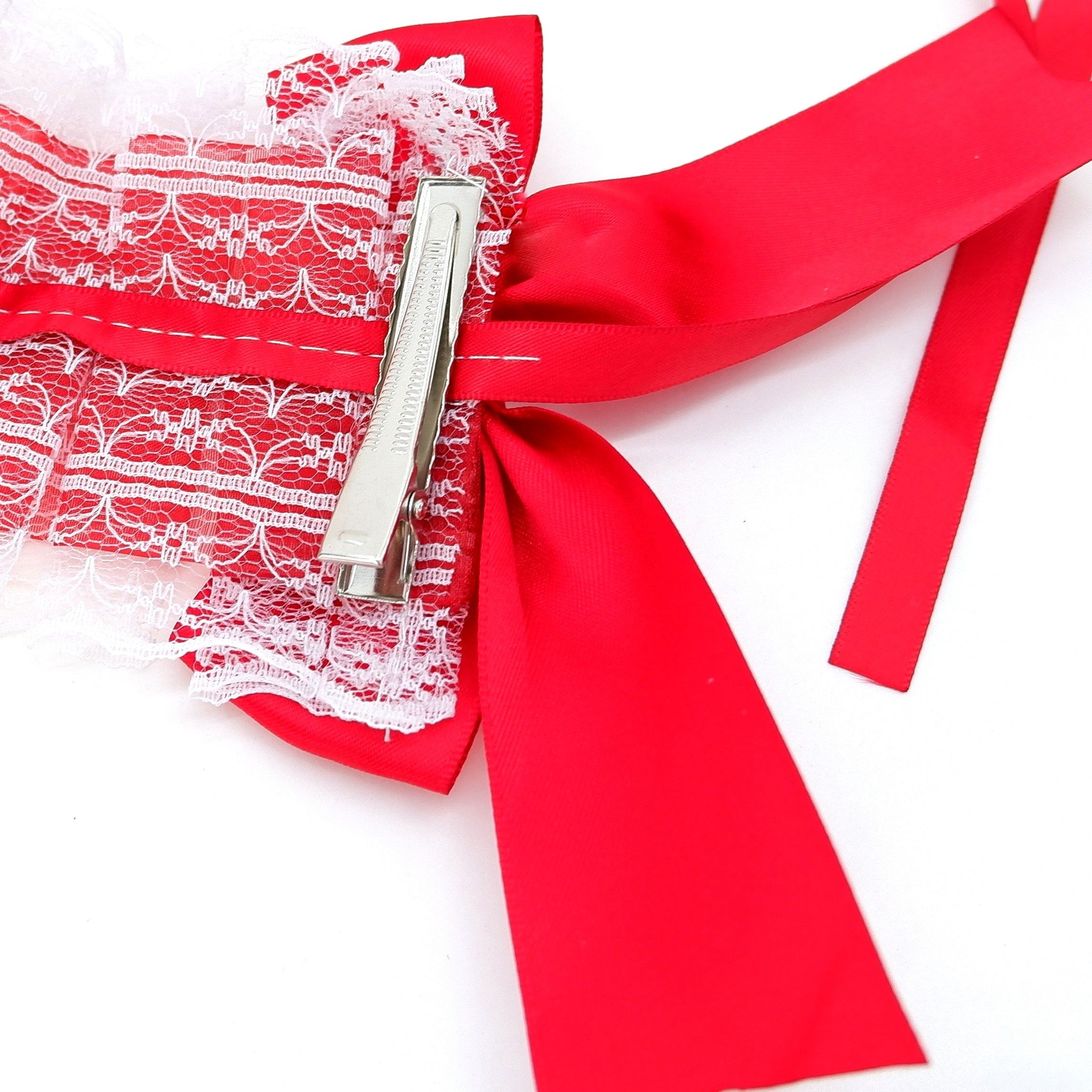 Японская Аниме Повязка на Голову: Кружевное Очарование с Бантом. Ободок ...