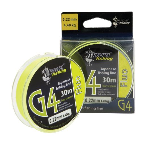 Леска Akara G4 Fluo 30 м 0,14