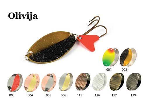 Блесна колеб. Akara 1063 Olivija 11 гр. 006