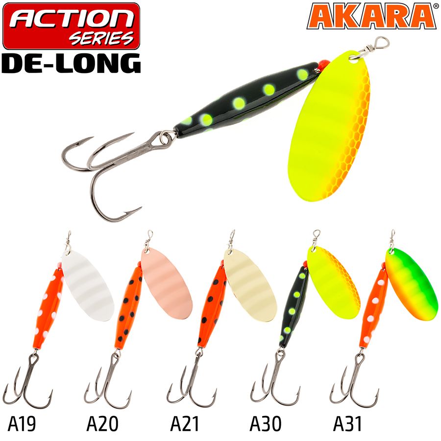 Блесна вращ. Akara Action Series De-Long 3 15 гр. 1/2 oz. 02