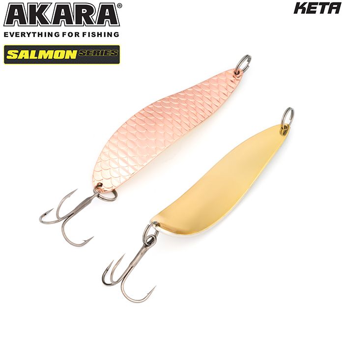 Блесна колеб. Akara Salmon Кета 85 мм 22 гр. CU/GO