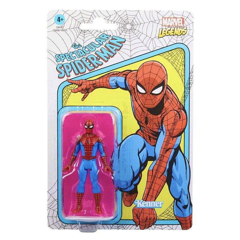 Marvel Legends: Великолепный Человек-Паук в стиле ретро от Kenner, 3.75 - Коллекционная фигурка