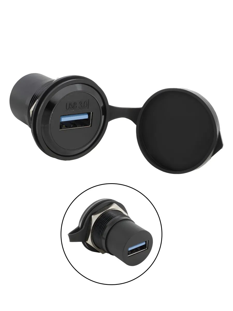 Панель(переходник)USBскрышкойВстраиваемый