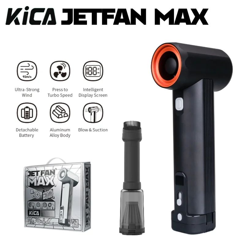 KiCA Jet Fan Max портативный автомобильный пылесос снегоочиститель