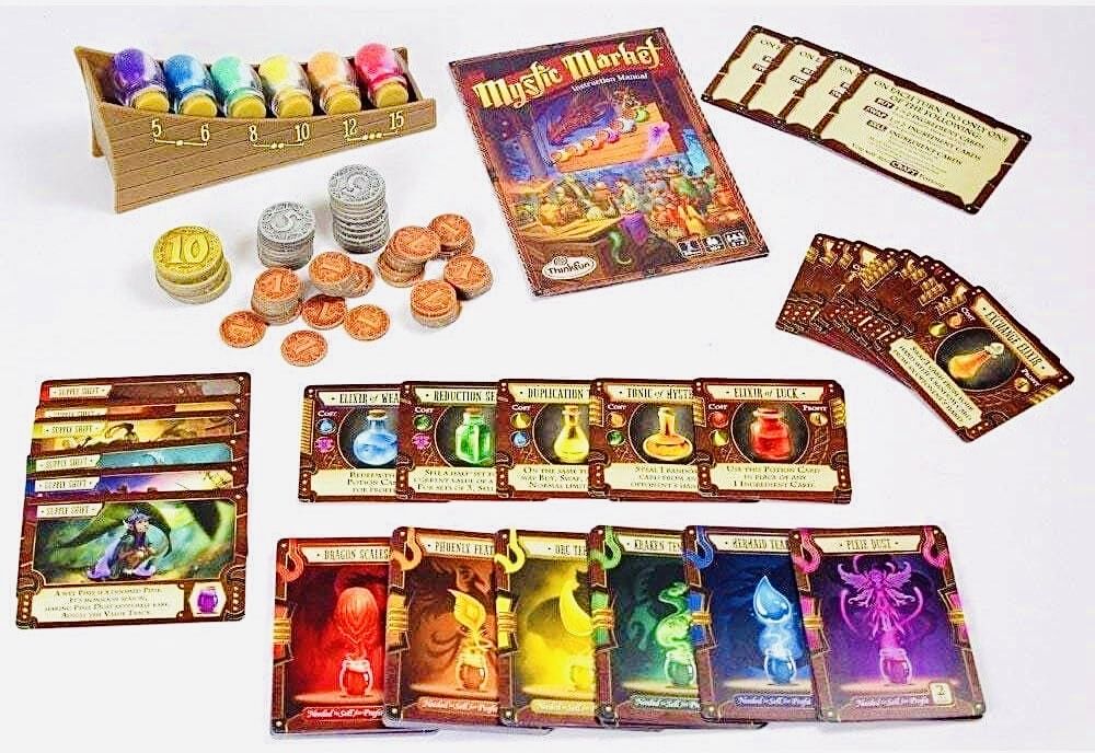 Настольная игра - Mystic Market / Мистический Рынок стратегическая карточная игра