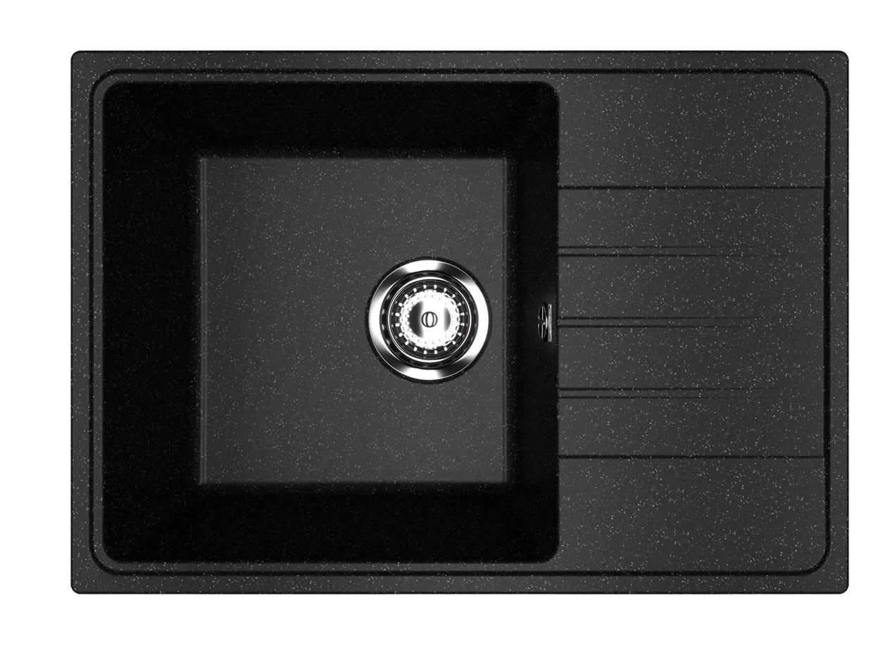 КухоннаямойкаPractikPR-M600-004черныйоникс