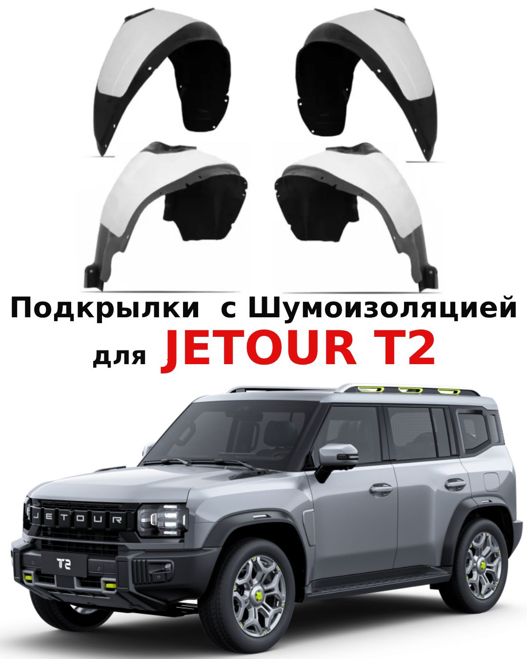 Подкрылок Jetour T2 24- (Сзади/ Слева)