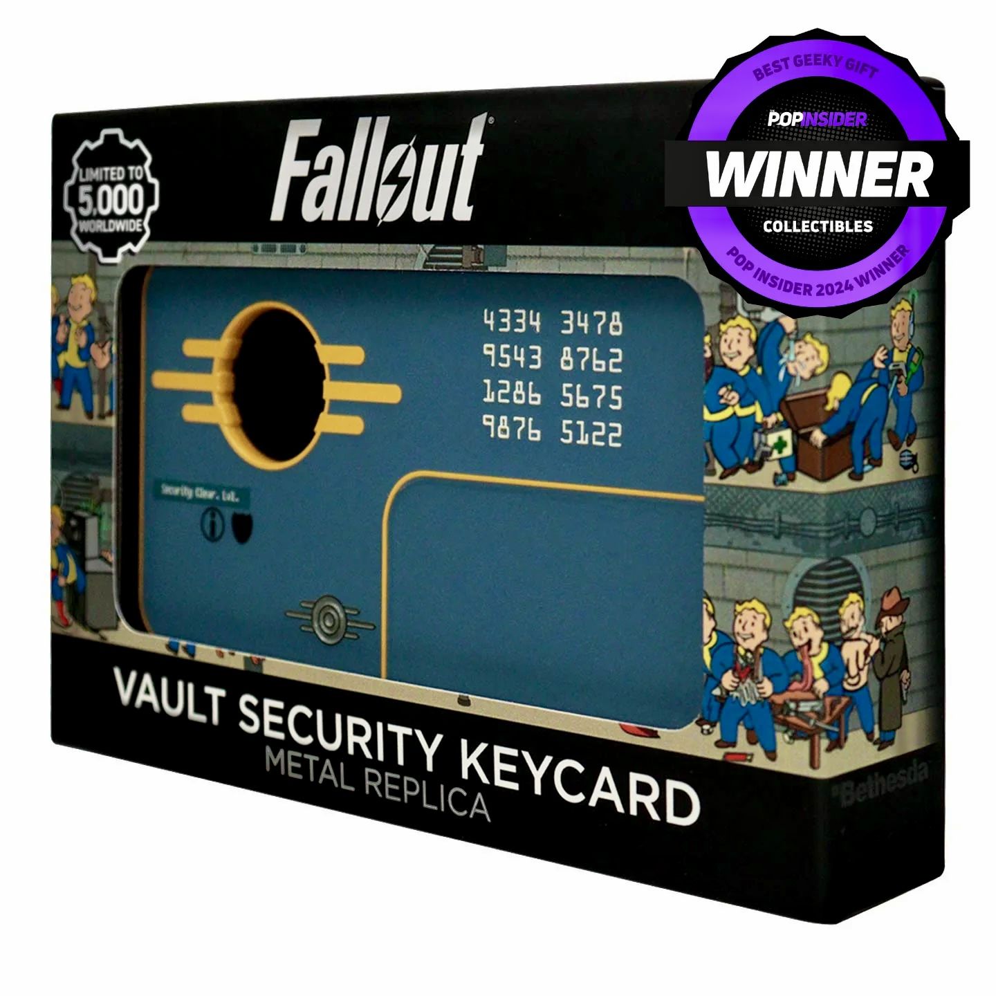 Fallout / Фоллаут Реплика Пропускной Карты Безопасности Убежища