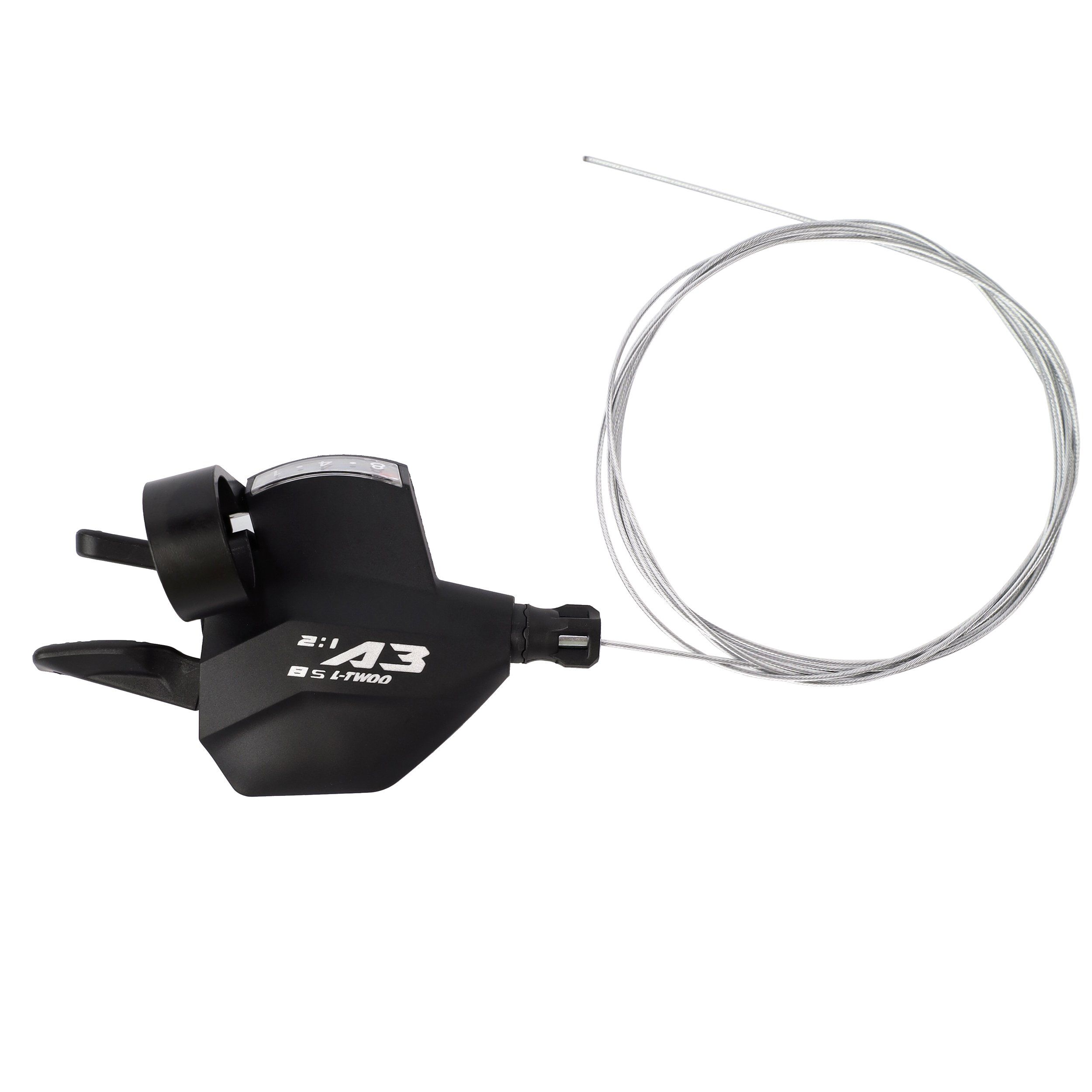 Шифтер правый L-TWOO LTWOO A3 NEW 8 ск., 2:1, Shimano совместим, кабель со сверхнизким трением, индикатор передачи Шифтер правый L-TWOO LTWOO A3 NEW 8 ск., 2:1, Shimano совместим, кабель со сверхнизким трением, индикатор передачи
