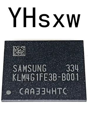 YHsxwKLM4G1FE3B-B001МикросхемаBGAНоваяпрошитаяemmc4GB