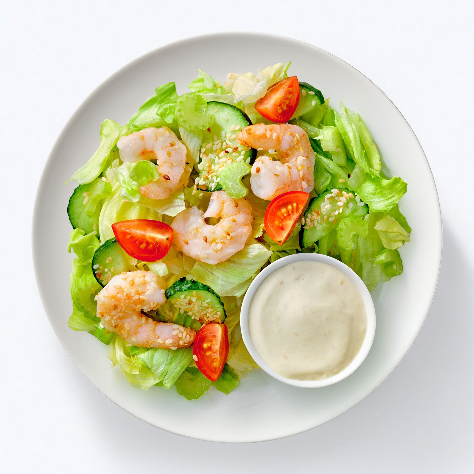 Салатскреветками180г,Ozonfresh