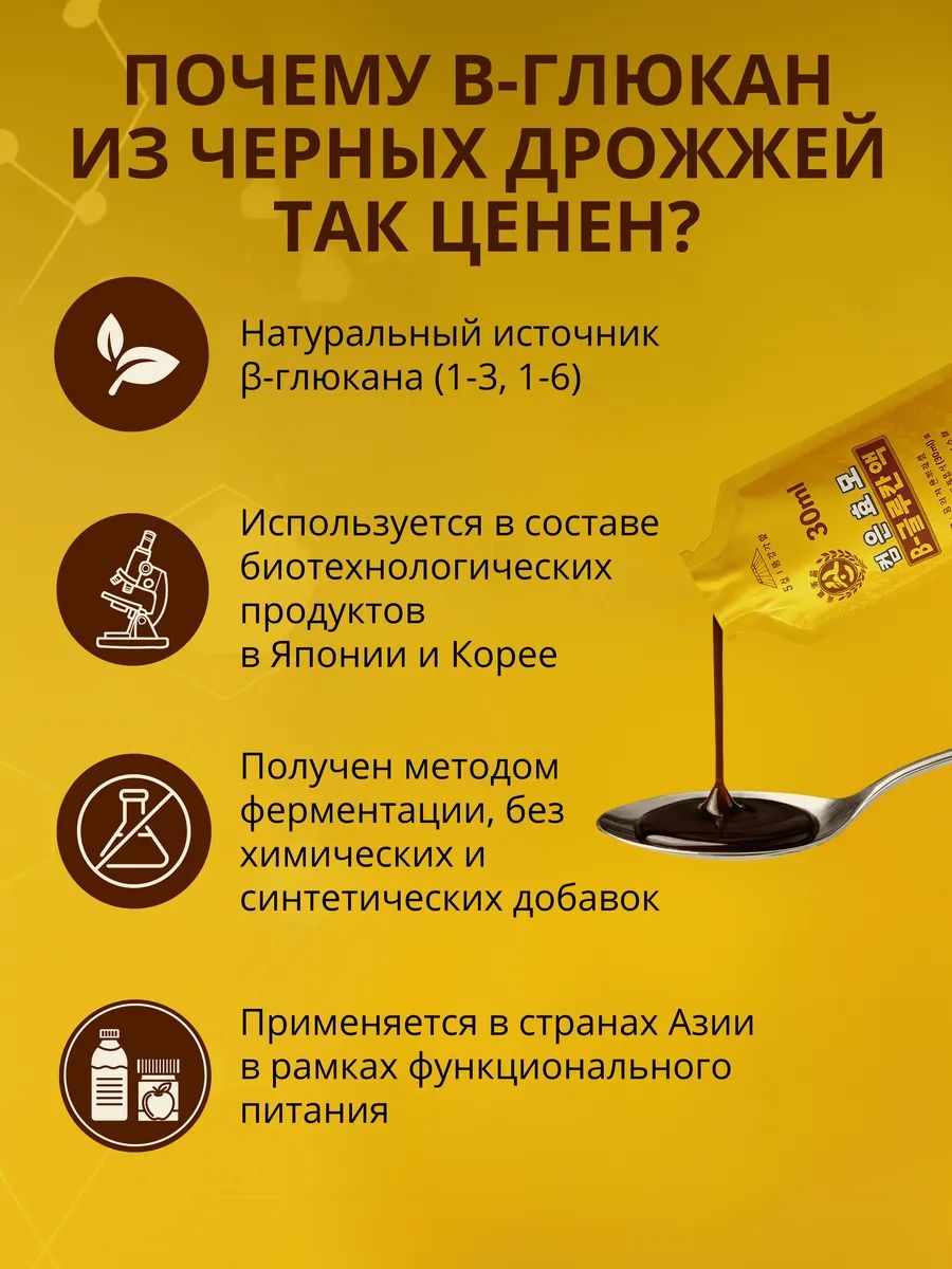 Бета-Глюкан из Черных Дрожжей