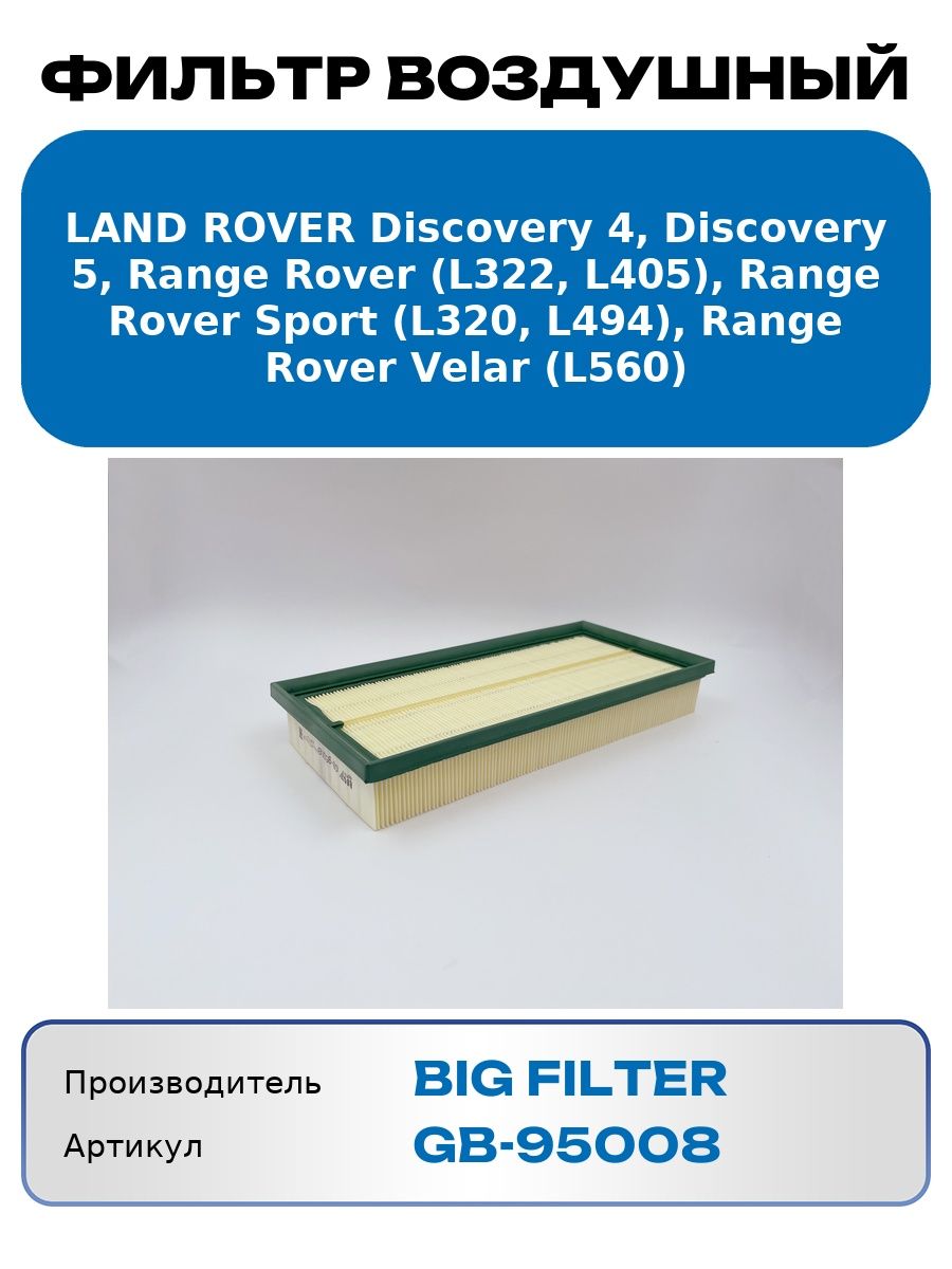 Фильтр воздушный LAND ROVER Discovery IV 09-