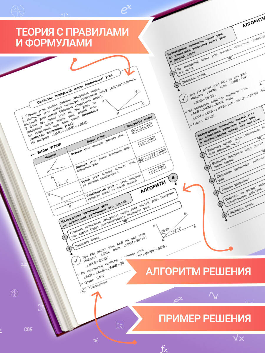 Геометрия. ЕГЭ ОГЭ. Пособие с заданиями. 7-8-9-10-11 классы | Geometry. EGE OGE. Workbook with Tasks. 7-8-9-10-11 Grades - Ozon image 1